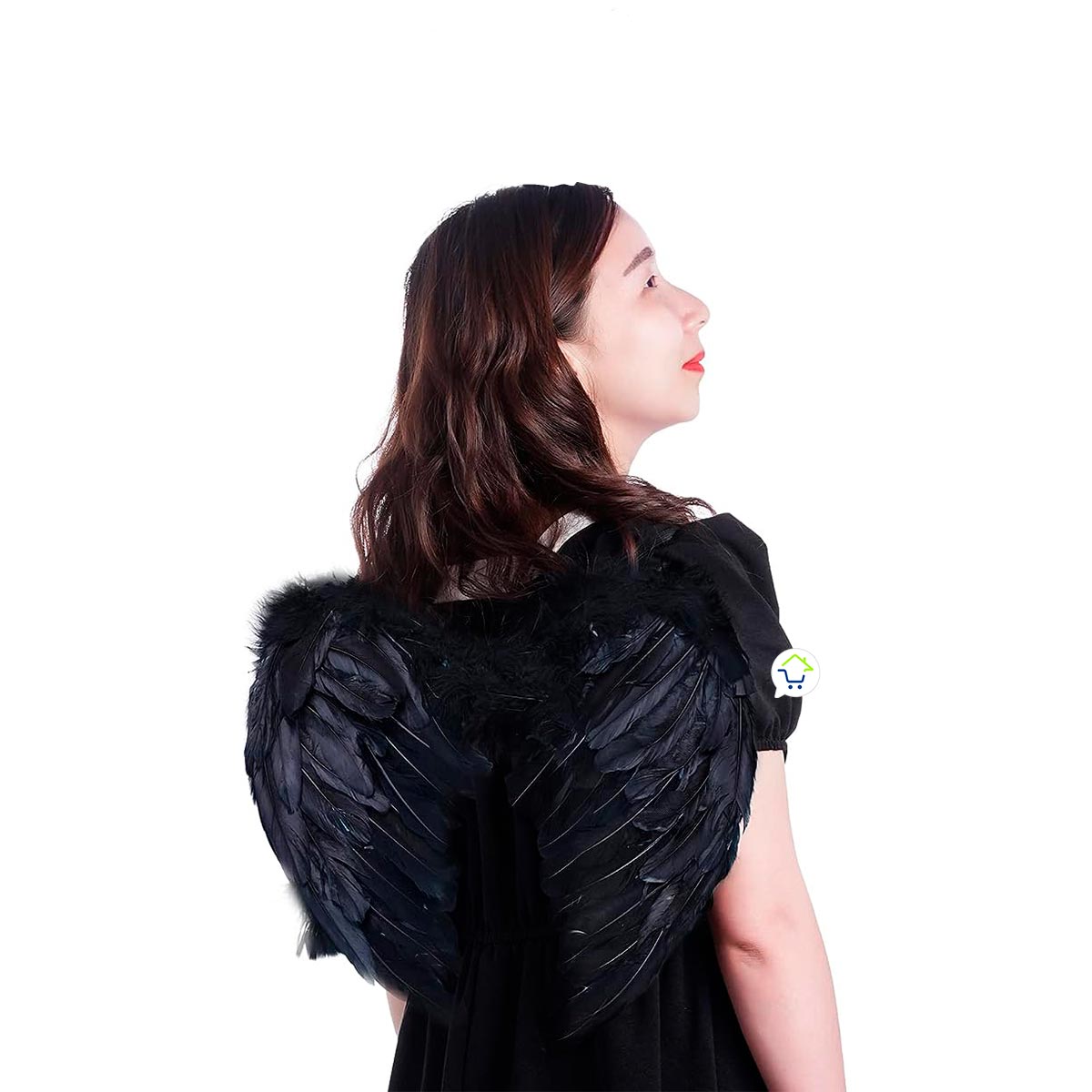 Miniatura 7 de Alas Angel Medianas Negras AF-482